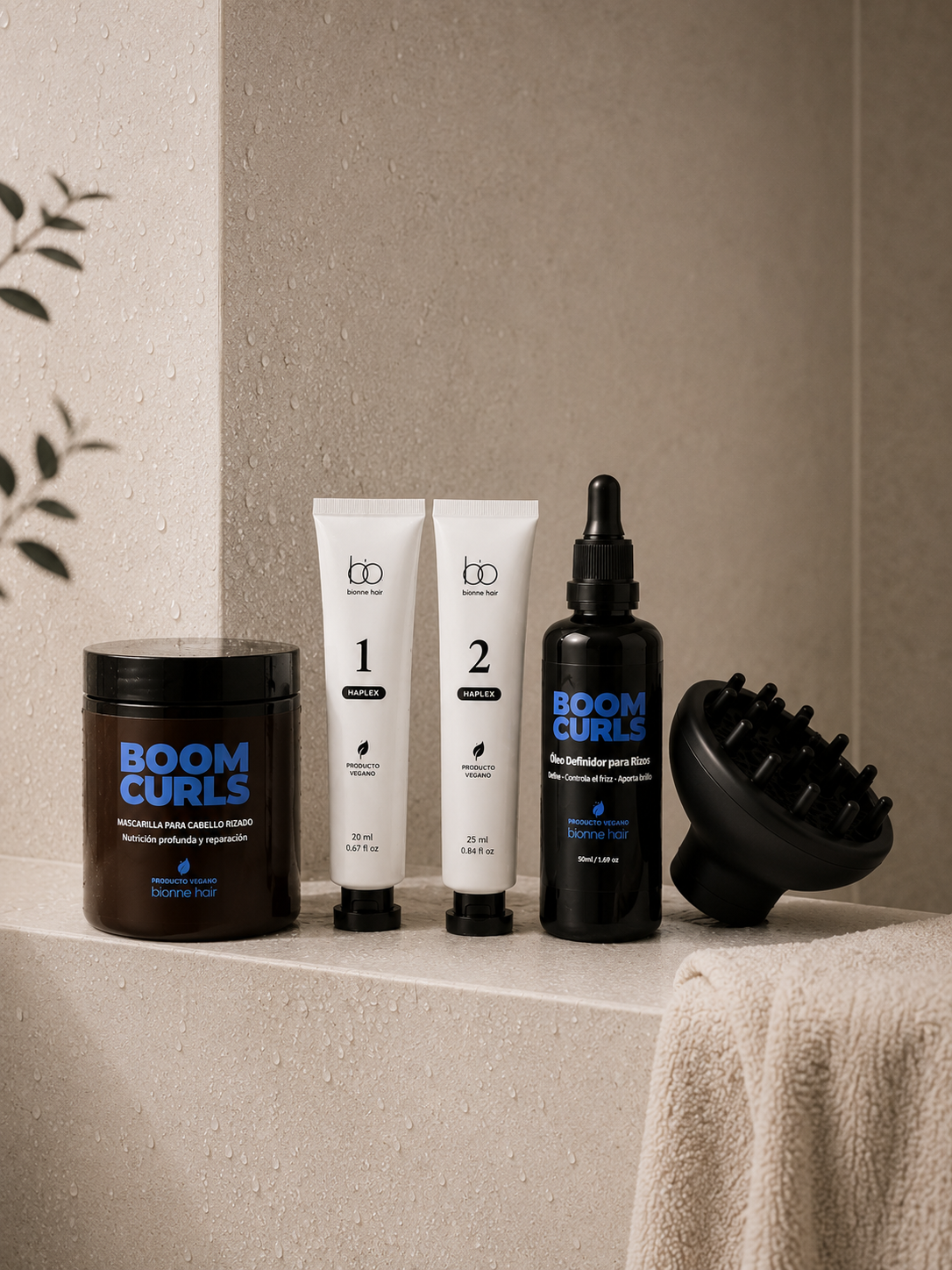 Kit Reconstrucción Total para Cabello Rizado