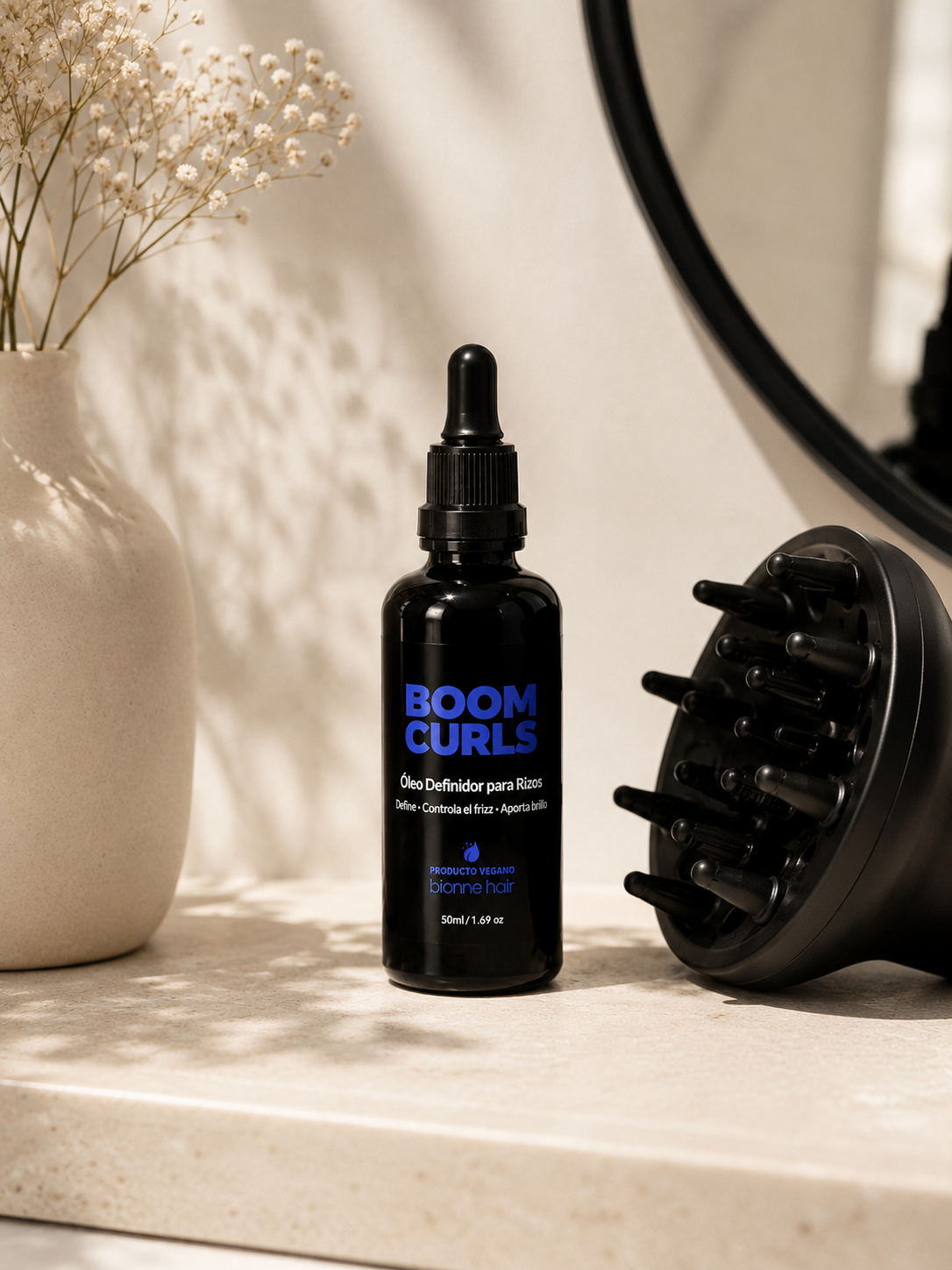 Óleo Definidor Boom Curls para Cabello Rizado (50ml)